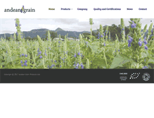 Tablet Screenshot of andeangrain.com